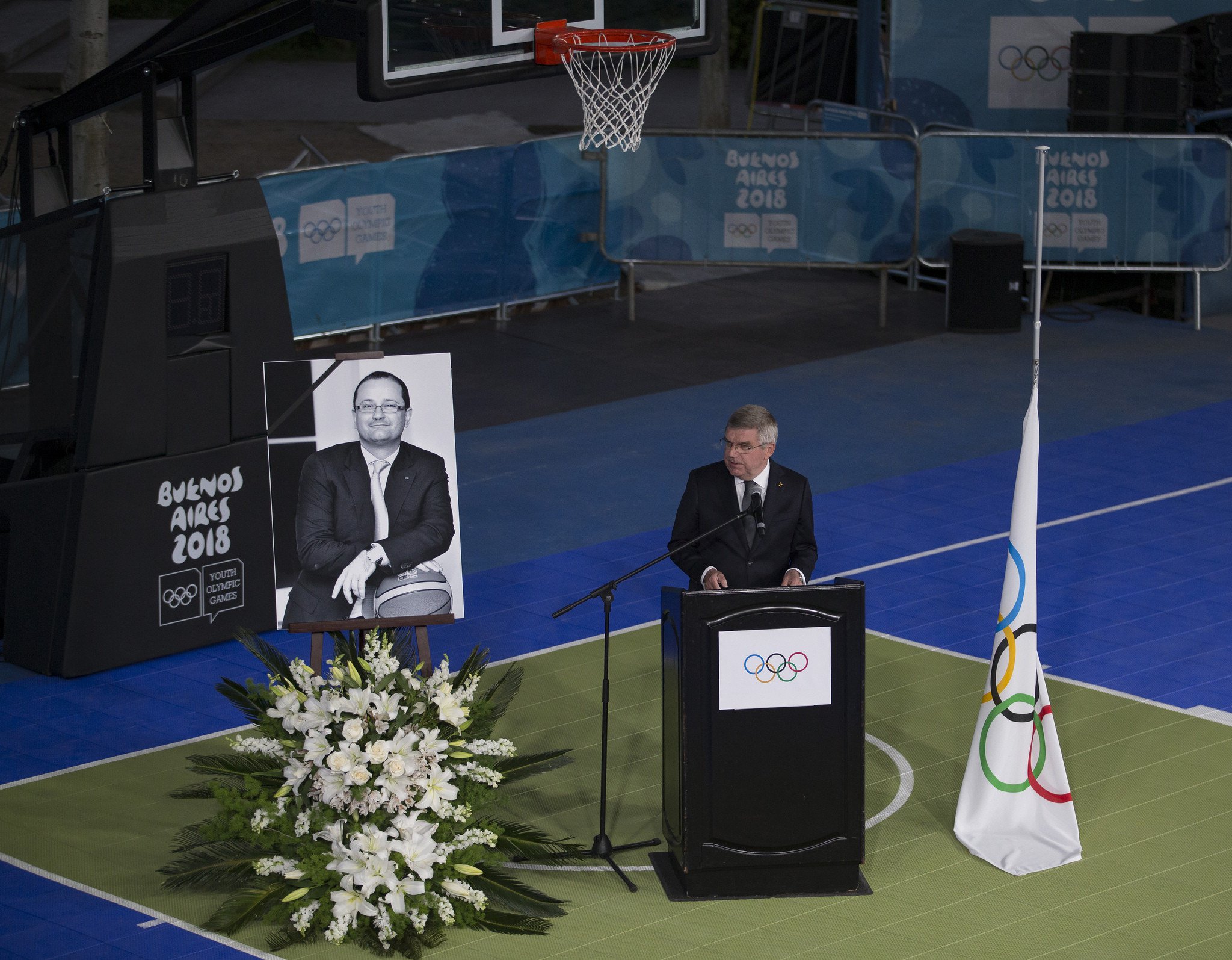 گرامیداشت «پاتریک بائومن» با حضور مقامات رسمی IOC و توماس باخ